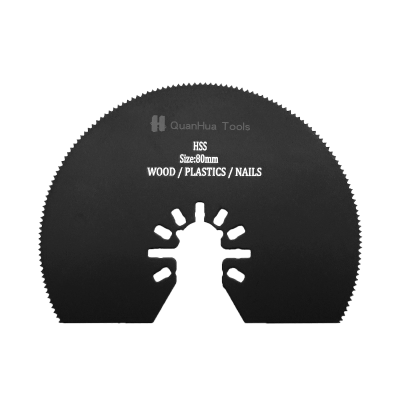 80mm Çap Hızlı Montajlı Yüksek Hızlı Çelik Yarı Dairesel Testere Bıçağı QH-1010HK